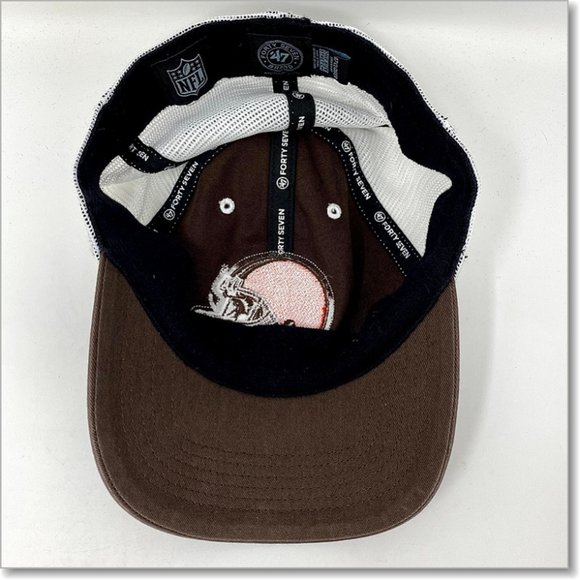 Cleveland Browns Fitted Hat Mesh Stretch - Picture 7 of 8